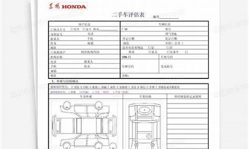 二手车评估实例,二手车评估技巧总结